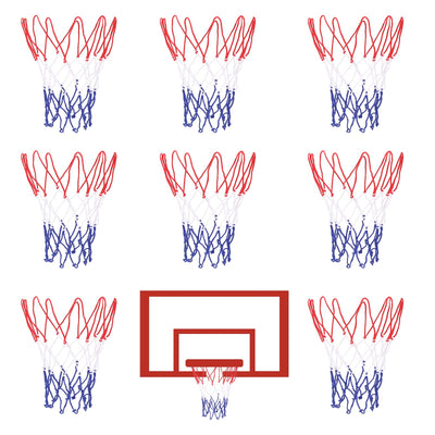 8 Pcs Mini Basketball Nets Replacement for 8"-10.25" Basketball Rims