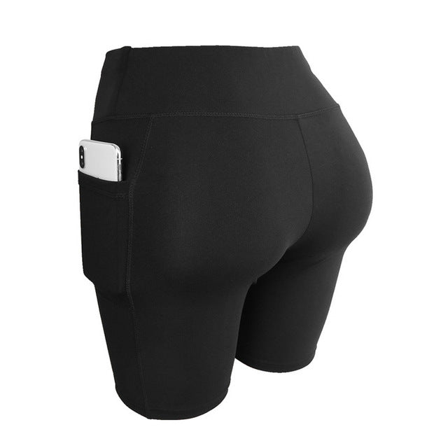 FitNexa Women's High-Waist Push-Up Shorts