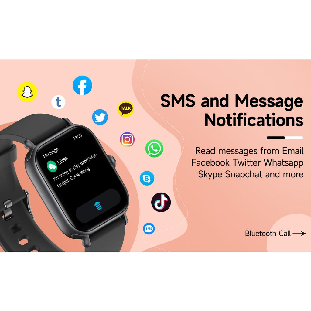 2.0-inch Smart Watch With Multiple Sports Modes And Fitness Tracker