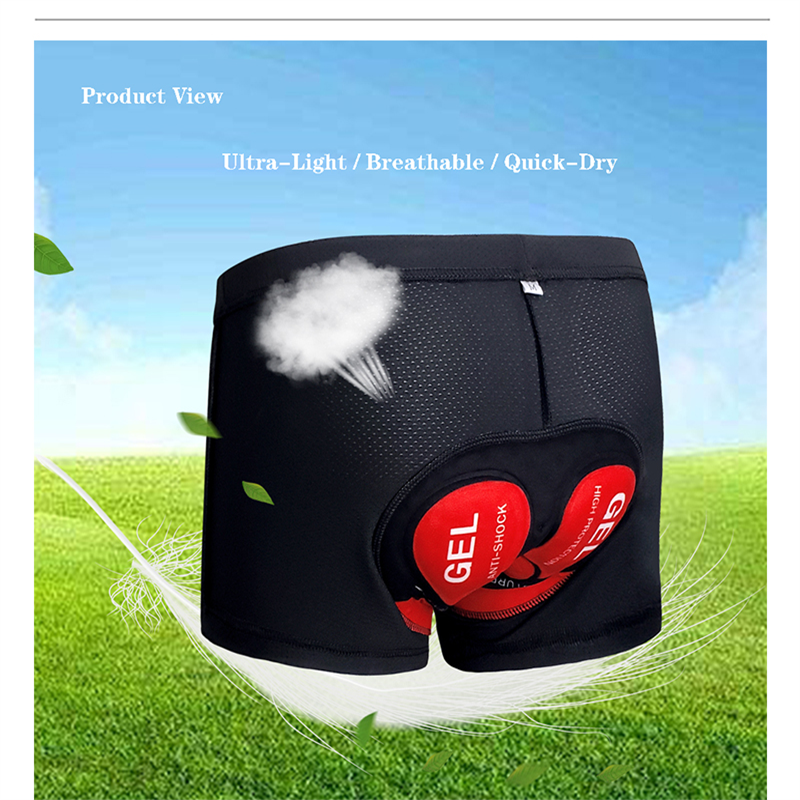 FitNexa 3D Gel Padded Cycling Shorts