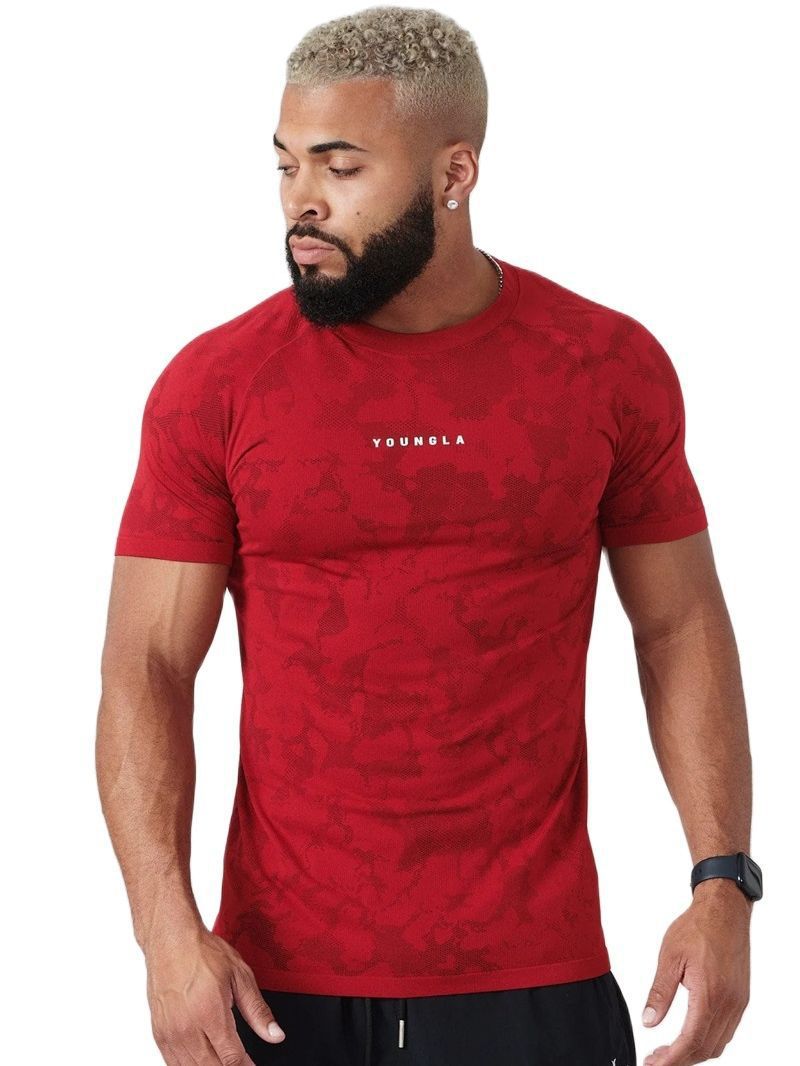 FitNexa Men's Camouflage Training T-Shirt