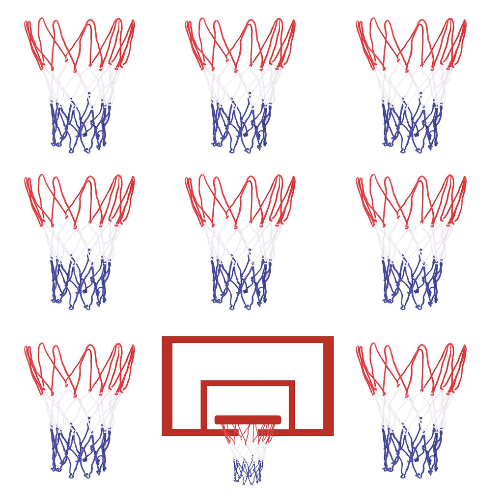 8 Pcs Mini Basketball Nets Replacement for 8"-10.25" Basketball Rims