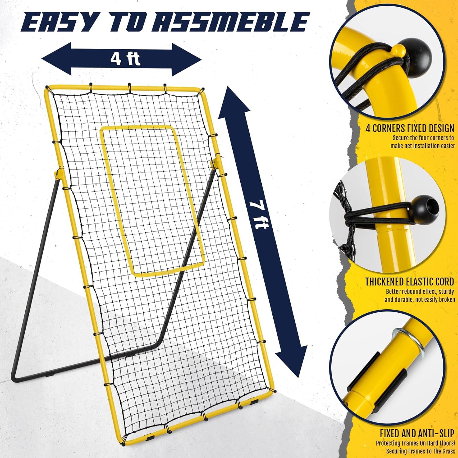 Outdoor Simple Rebound Practice Net For Volleyball And Tennis
