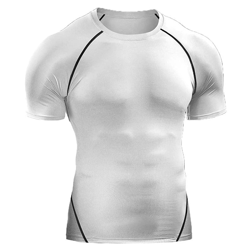 FitNexa Men's Quick-Dry Short Sleeve Training T-Shirt