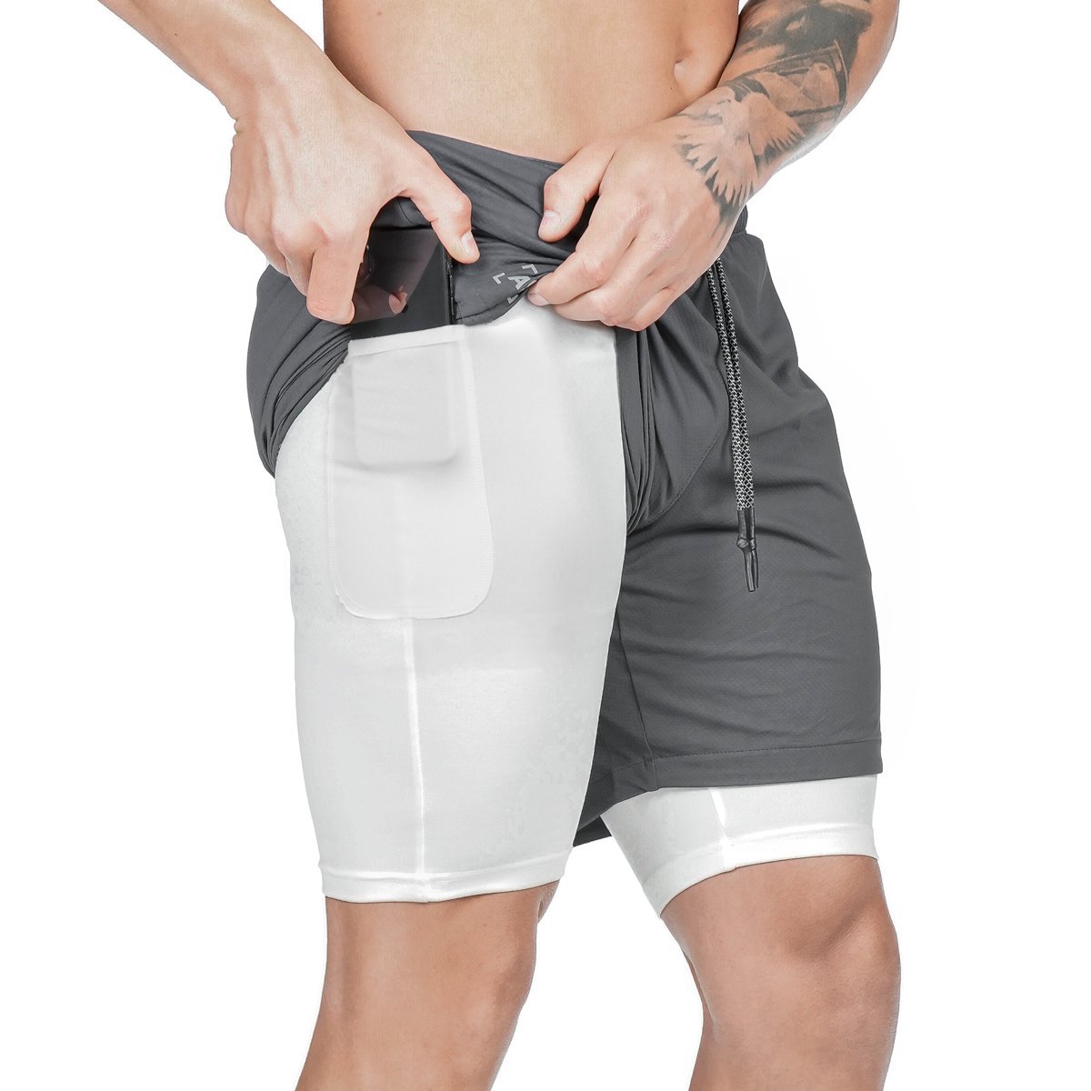 FitNexa Pocket Compression Shorts