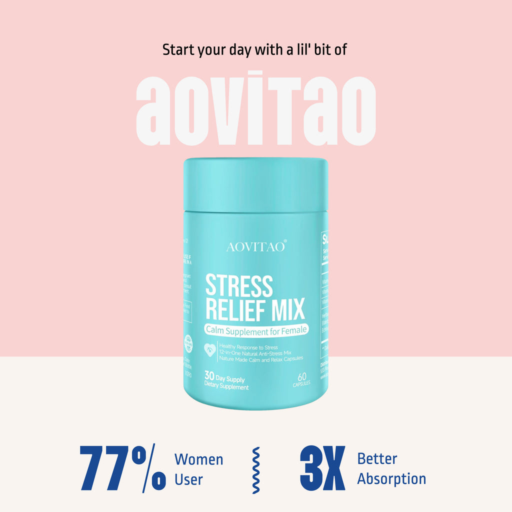 Ashwagandha for Women | Calm & Focus Supplement with L-Theanine, GABA & Magnesium