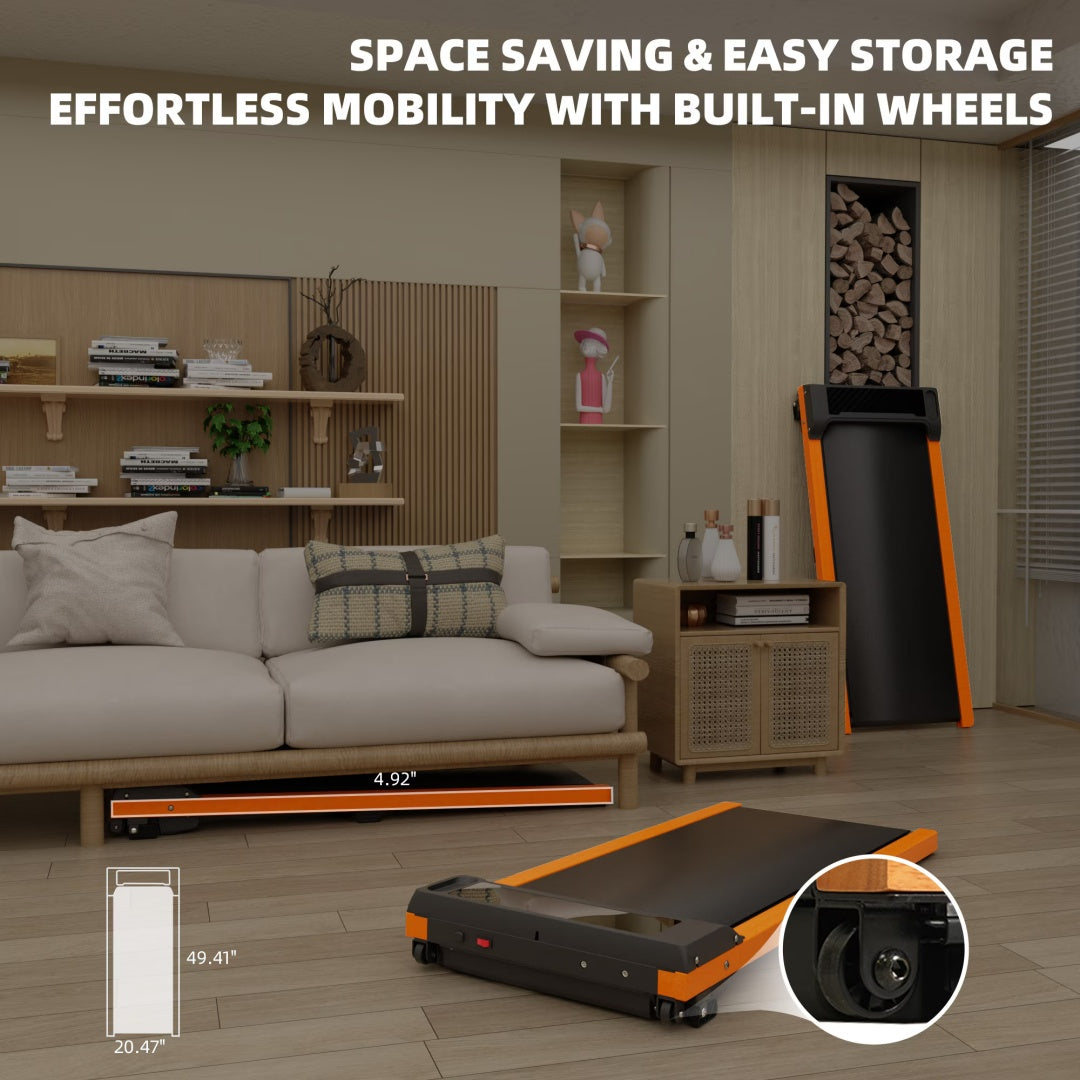 6% Incline Under-Desk Walking Pad Treadmill