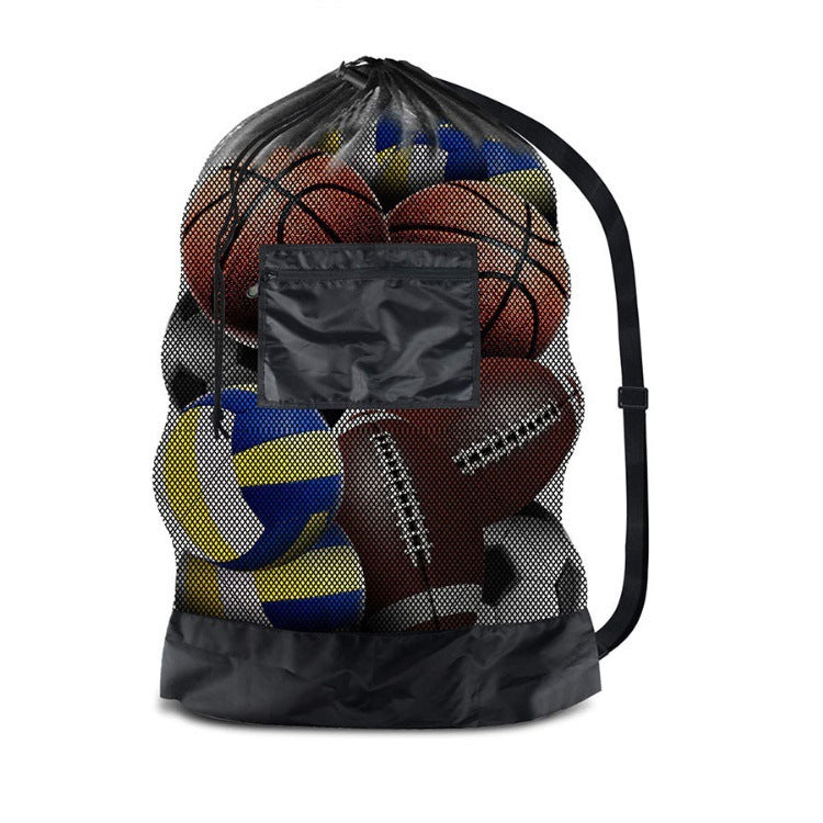 Large Capacity Training Football, Basketball, Volleyball Storage Mesh Bag