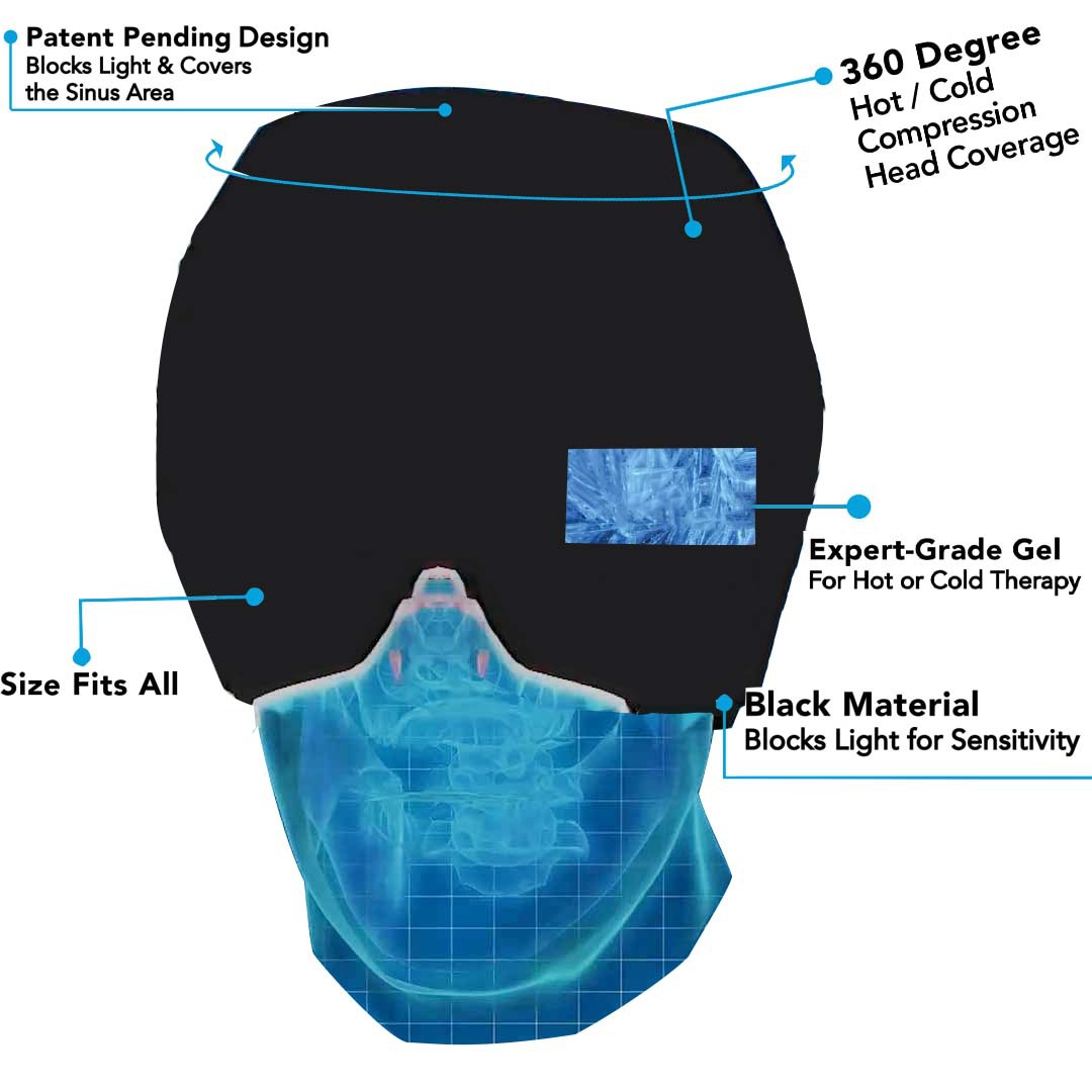 Cold Therapy Migraine Relief Comfortable Head Wrap