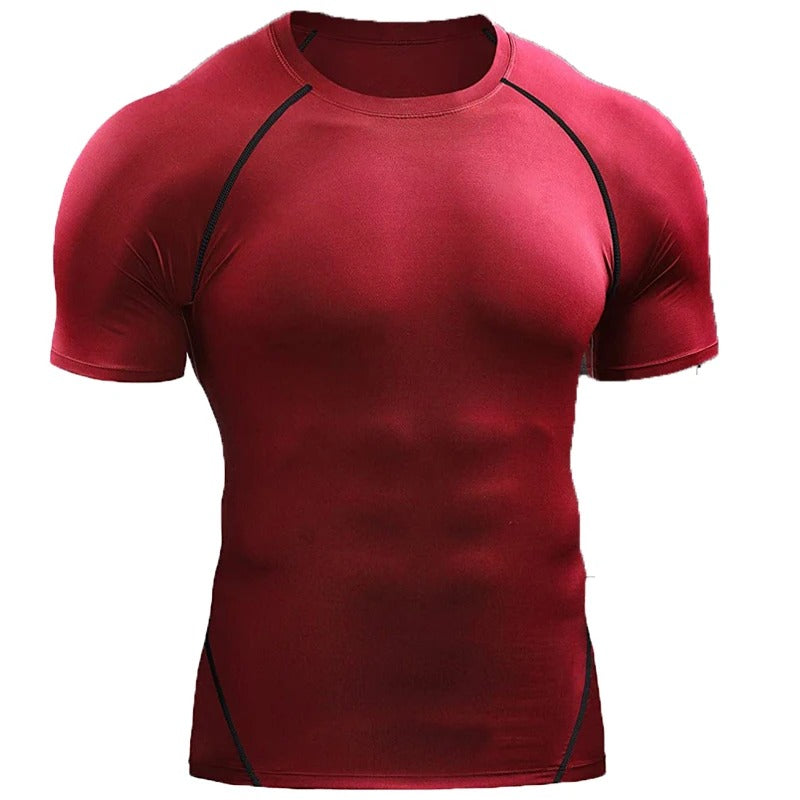 FitNexa Men's Quick-Dry Short Sleeve Training T-Shirt