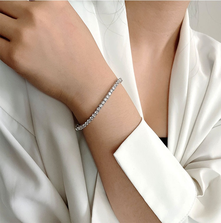 Moissanite Tennis Bracelet