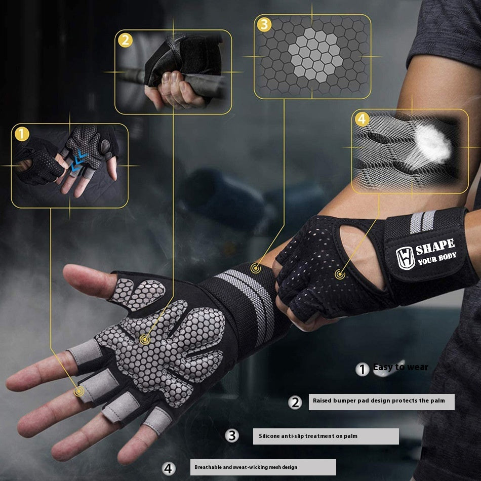 FitNexa Half-Finger Fitness Gloves