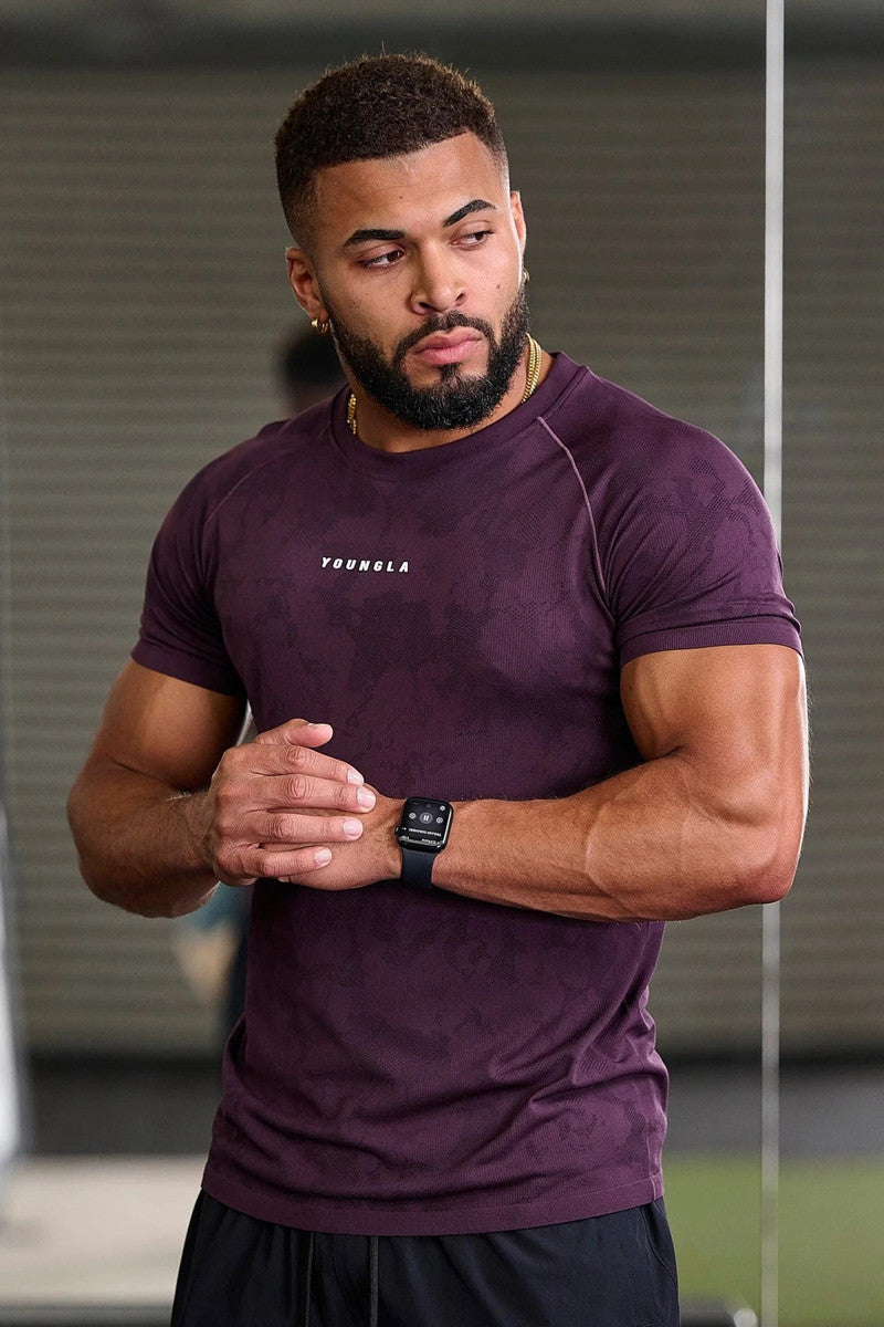 FitNexa Men's Camouflage Training T-Shirt