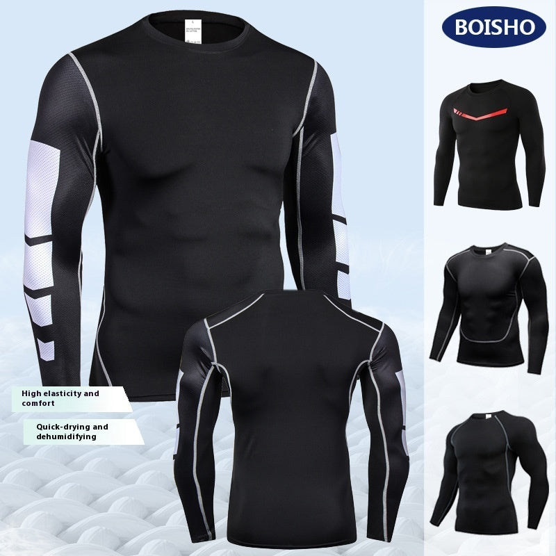 FitNexa Men's Quick-Dry Performance Long Sleeve