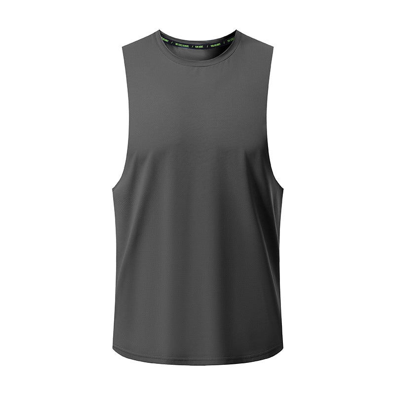 FitNexa Striped Linen Training Tank Top
